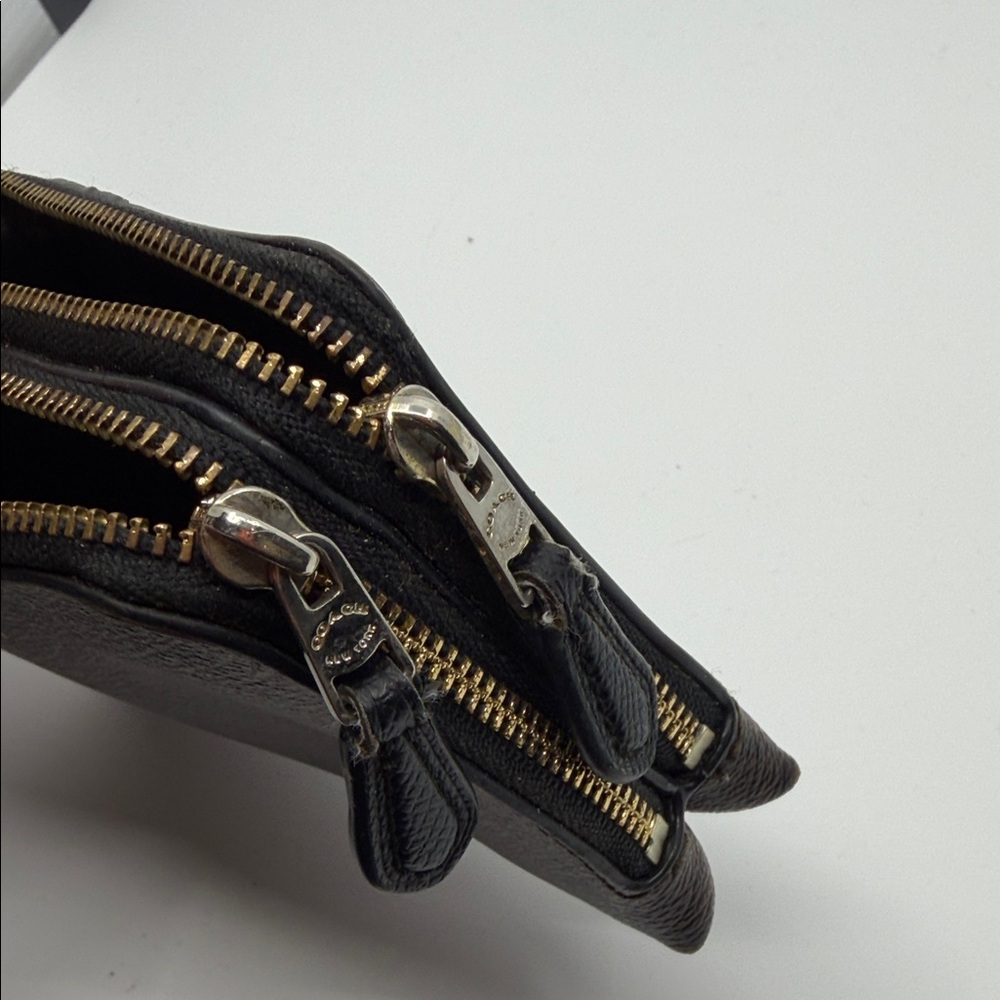 Coach Signature Brown Wristlet - Picture 5 of 5